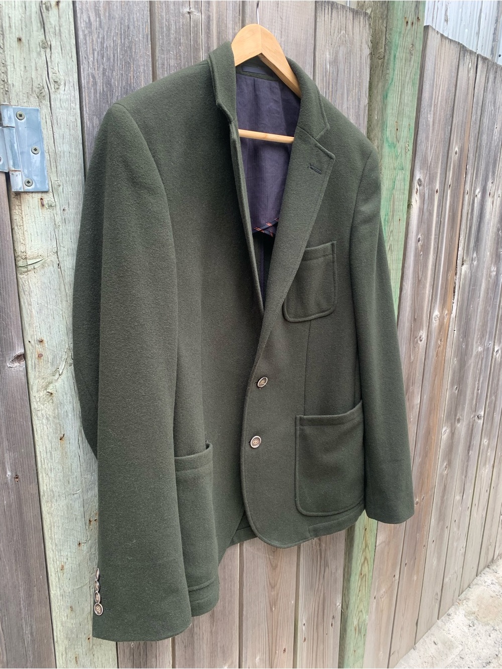 NN07 Johan Wool Blend Green Blazer Sport Size 50 / US 40 Men's/Women's Oversized
